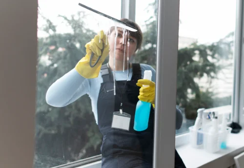 Nettoyage de vitres intérieures et extérieures à Andouillé-Neuville